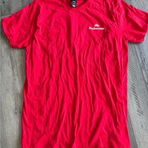 Budweiser Classic Red Short Sleeve Tee